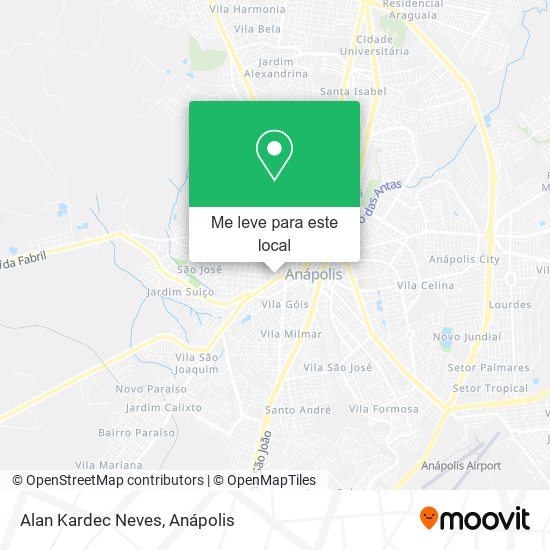 Alan Kardec Neves mapa
