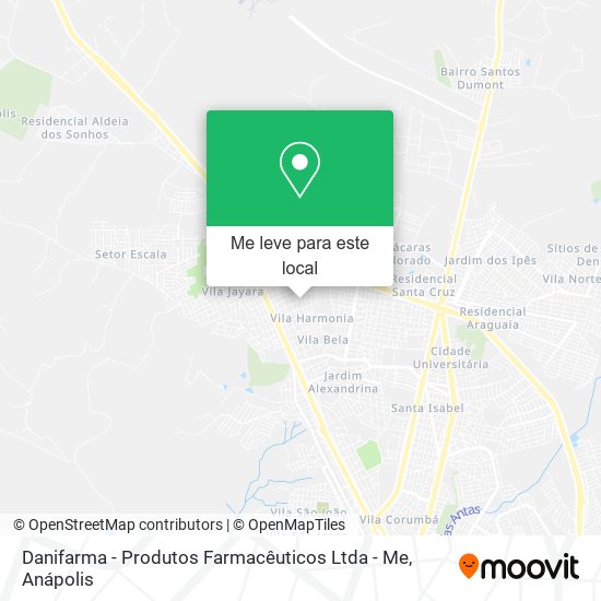 Danifarma - Produtos Farmacêuticos Ltda - Me mapa