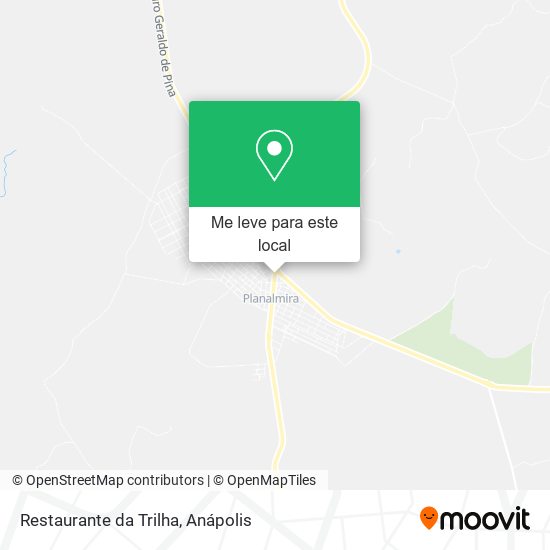 Restaurante da Trilha mapa