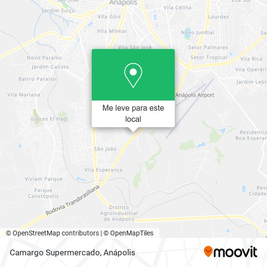 Camargo Supermercado mapa