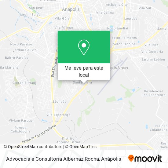 Advocacia e Consultoria Albernaz Rocha mapa