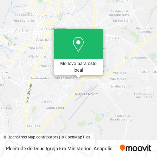 Plenitude de Deus Igreja Em Ministérios mapa
