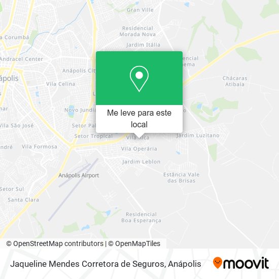 Jaqueline Mendes Corretora de Seguros mapa