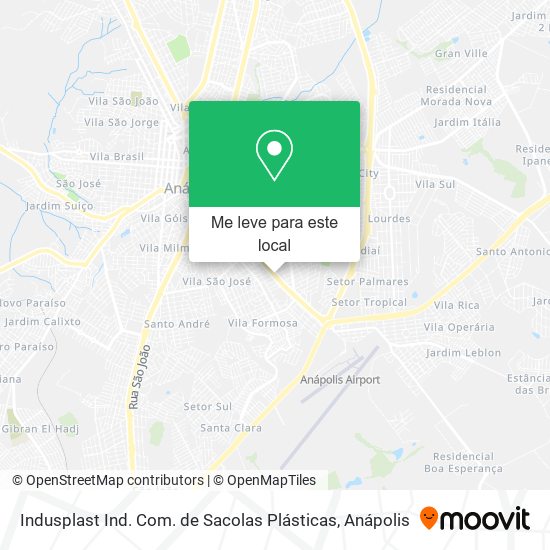 Indusplast Ind. Com. de Sacolas Plásticas mapa