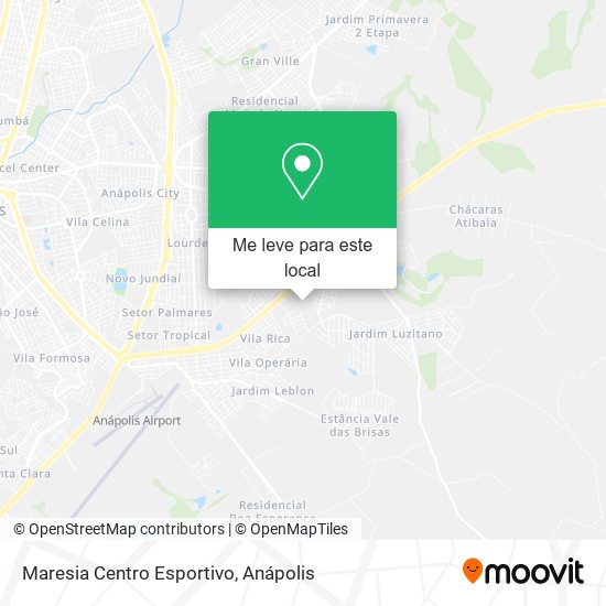Maresia Centro Esportivo mapa