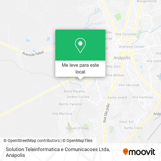 Solution Teleinformatica e Comunicacoes Ltda mapa