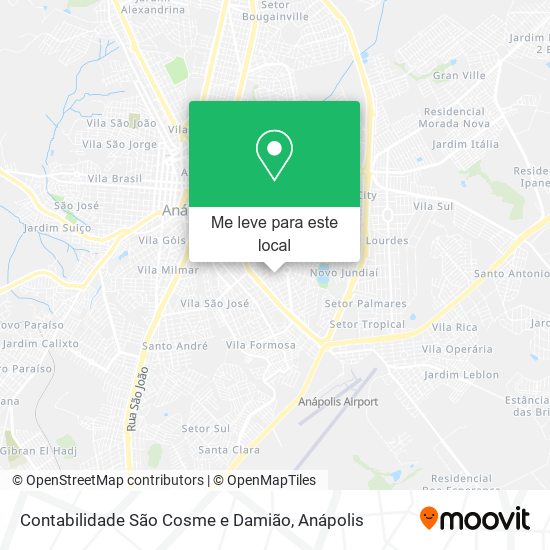 Contabilidade São Cosme e Damião mapa