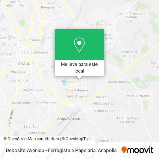 Deposito Avenida - Ferragista e Papelaria mapa