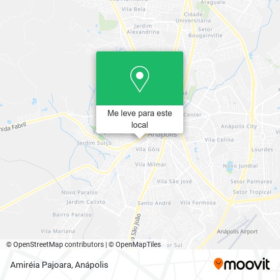 Amiréia Pajoara mapa