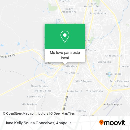 Jane Kelly Sousa Goncalves mapa