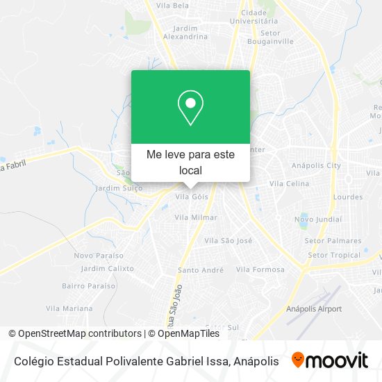 Colégio Estadual Polivalente Gabriel Issa mapa