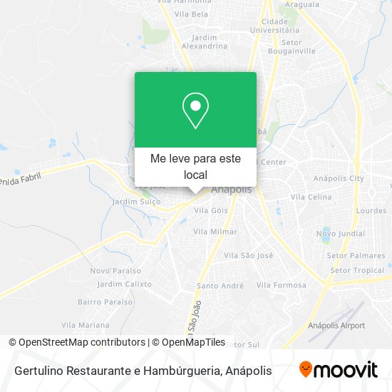 Gertulino Restaurante e Hambúrgueria mapa