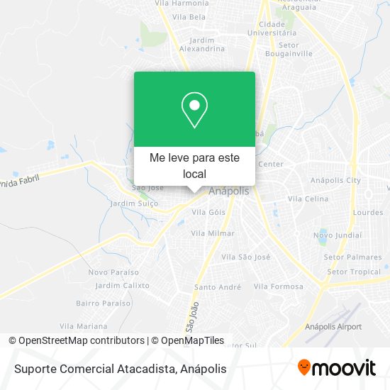 Suporte Comercial Atacadista mapa