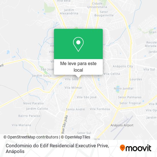 Condominio do Edif Residencial Executive Prive mapa