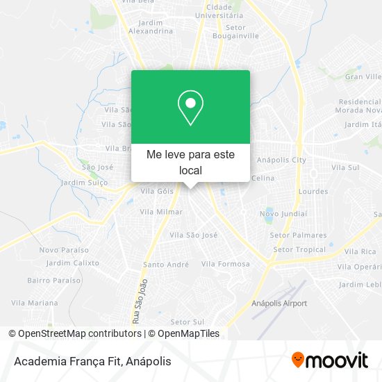 Academia França Fit mapa