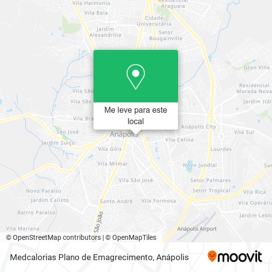 Medcalorias Plano de Emagrecimento mapa