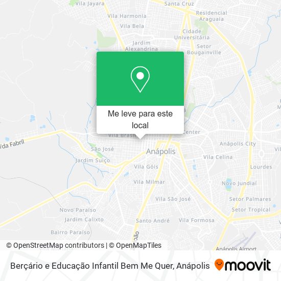 Berçário e Educação Infantil Bem Me Quer mapa