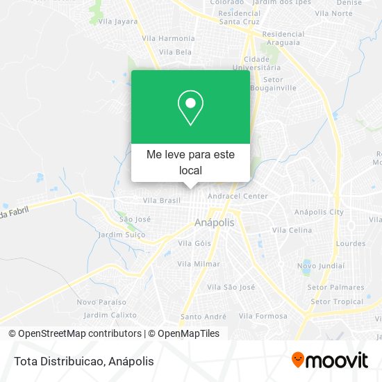 Tota Distribuicao mapa