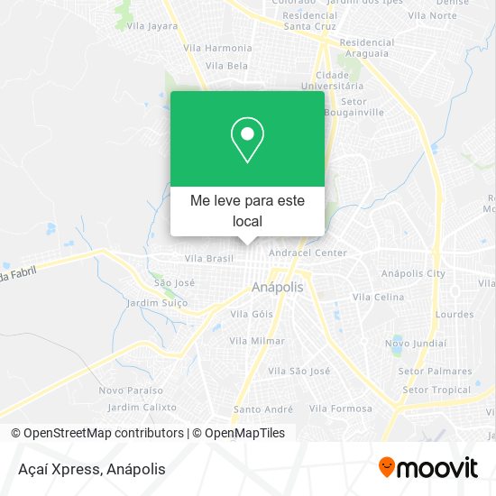 Açaí Xpress mapa