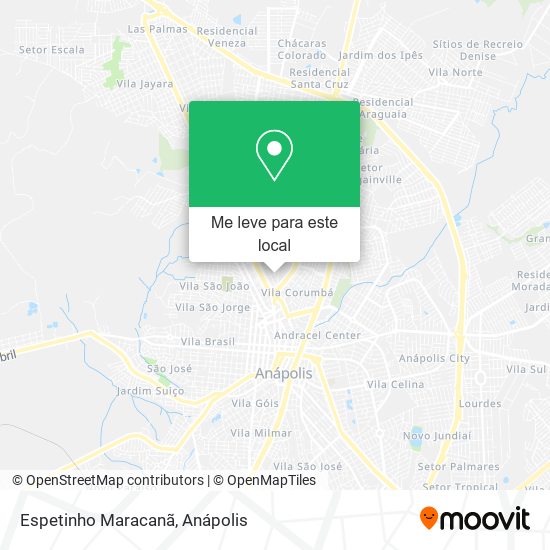 Espetinho Maracanã mapa
