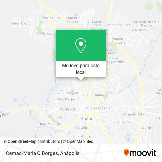 Cemad-Maria O Borges mapa