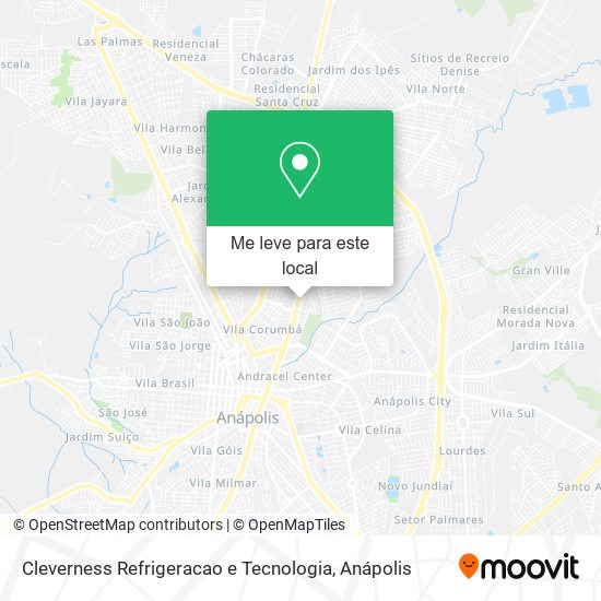 Cleverness Refrigeracao e Tecnologia mapa