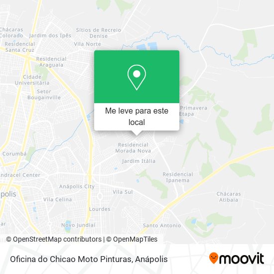 Oficina do Chicao Moto Pinturas mapa