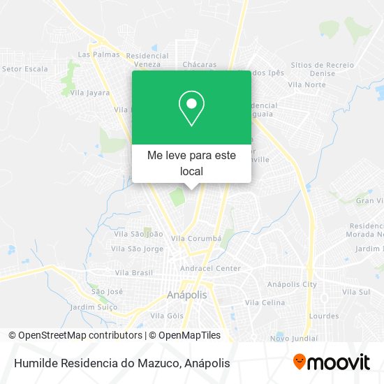 Humilde Residencia do Mazuco mapa