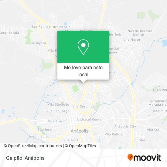 Galpão mapa