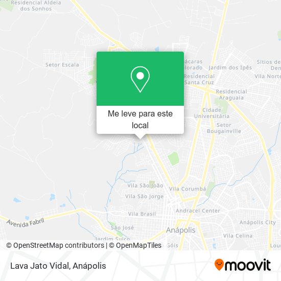Lava Jato Vidal mapa