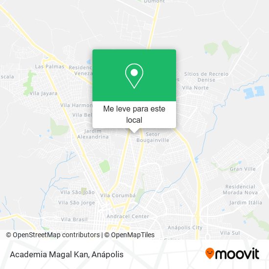 Academia Magal Kan mapa