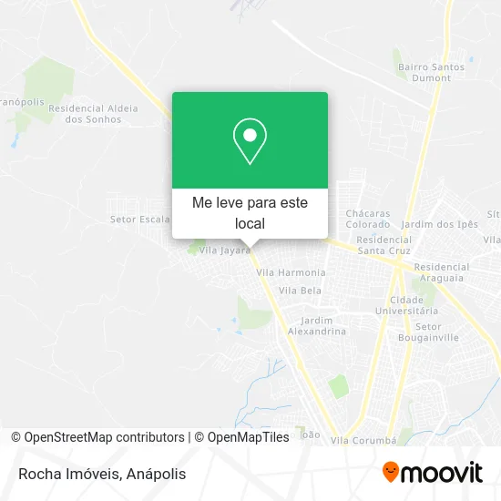 Rocha Imóveis mapa