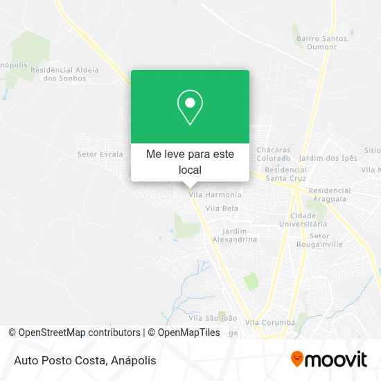 Auto Posto Costa mapa