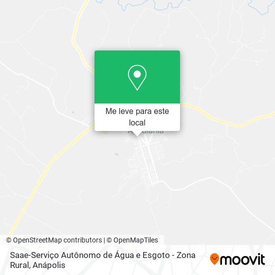 Saae-Serviço Autônomo de Água e Esgoto - Zona Rural mapa