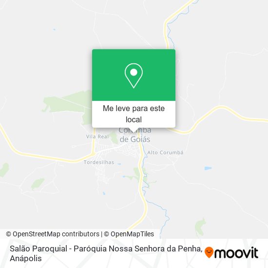 Salão Paroquial - Paróquia Nossa Senhora da Penha mapa