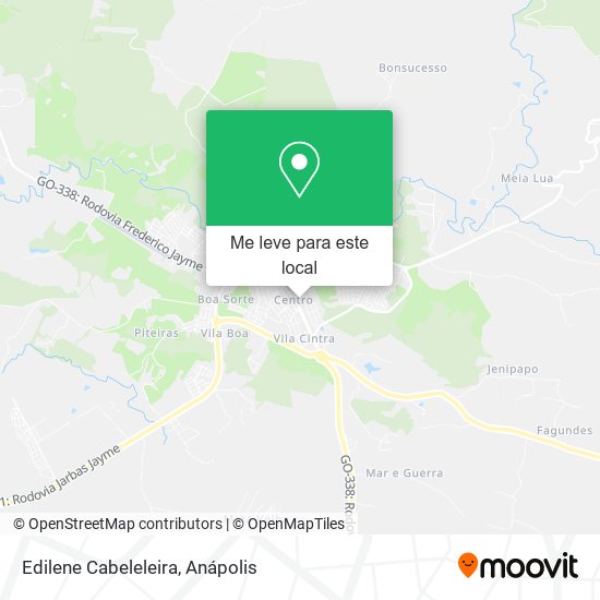 Edilene Cabeleleira mapa