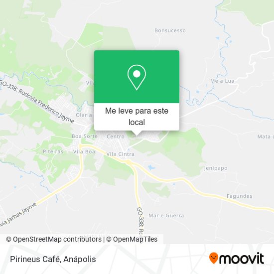 Pirineus Café mapa