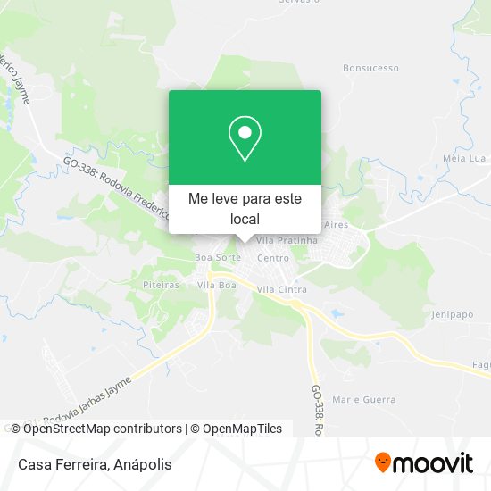 Casa Ferreira mapa
