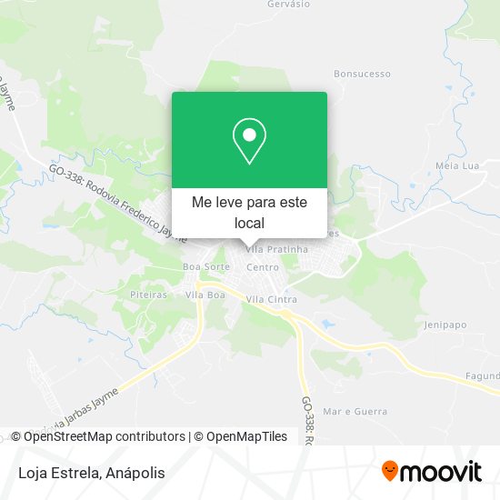 Loja Estrela mapa