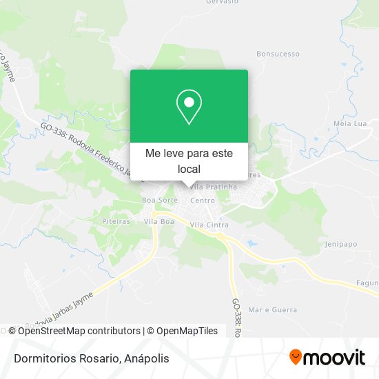 Dormitorios Rosario mapa