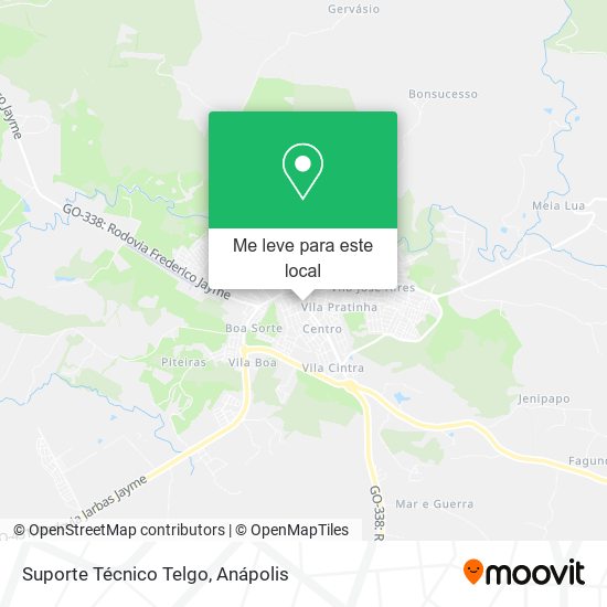 Suporte Técnico Telgo mapa