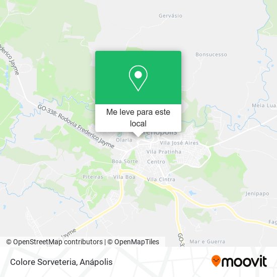 Colore Sorveteria mapa