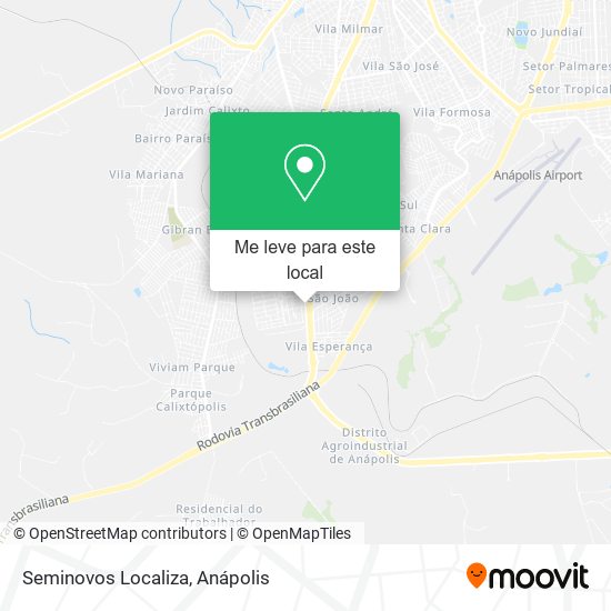 Seminovos Localiza mapa