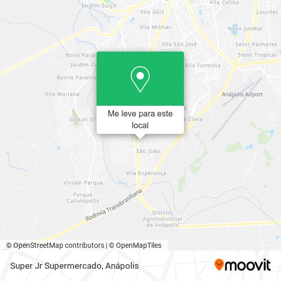 Super Jr Supermercado mapa