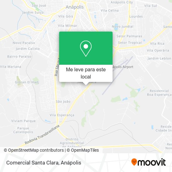Comercial Santa Clara mapa