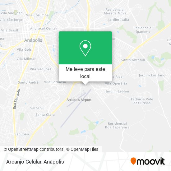 Arcanjo Celular mapa
