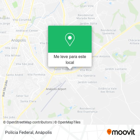 Polícia Federal mapa