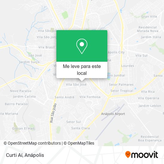 Curti Aí mapa