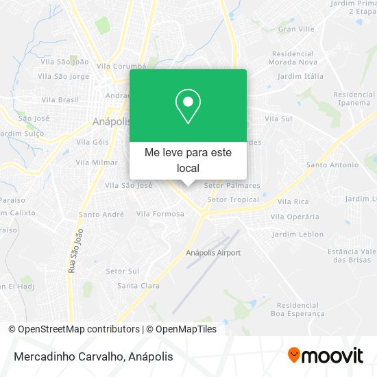 Mercadinho Carvalho mapa