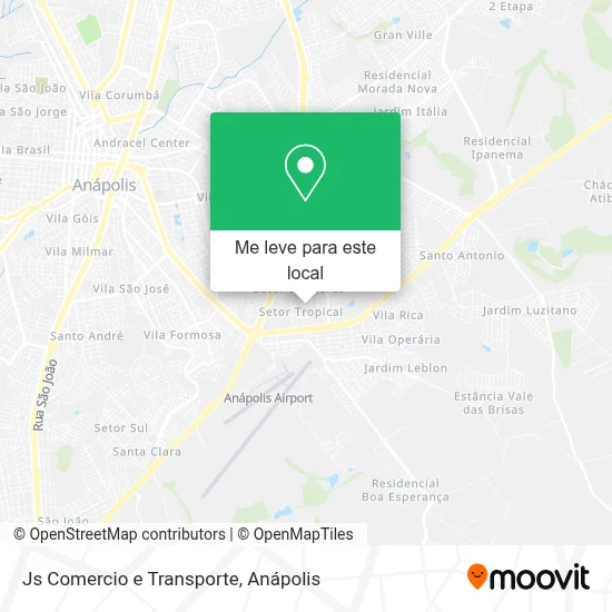 Js Comercio e Transporte mapa